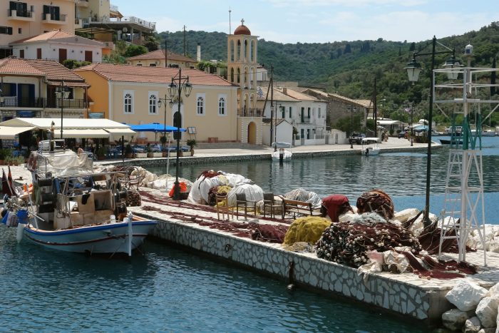 Vathi Meganisi harbour