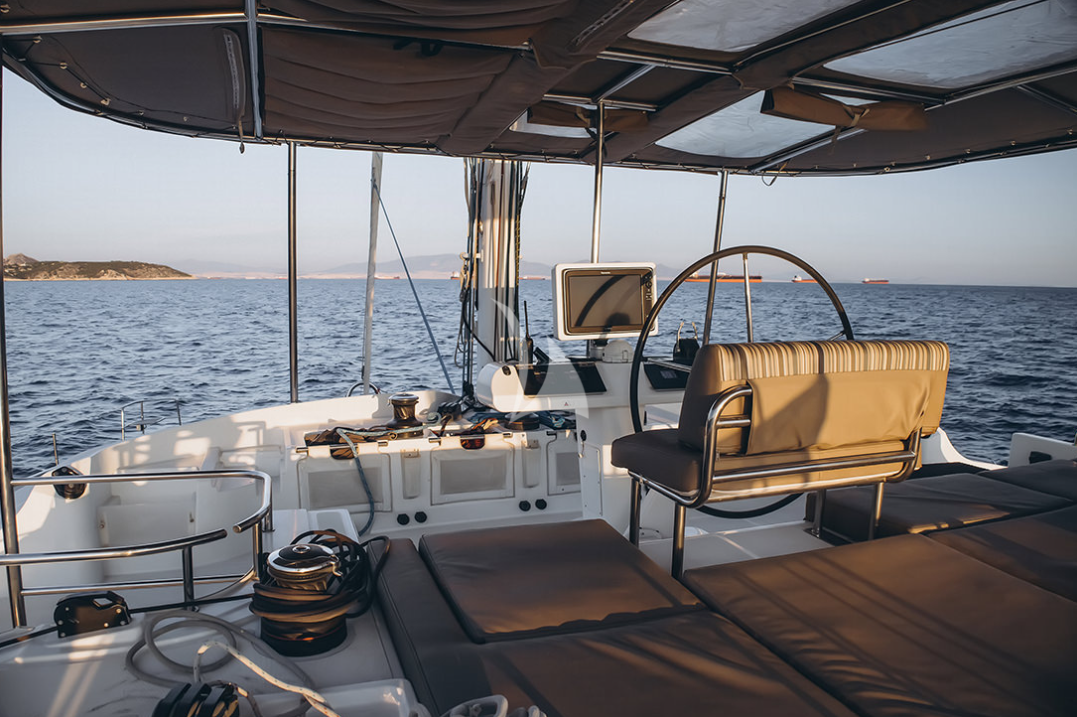 'White Pearl' crewed Lagoon 52 catamaran